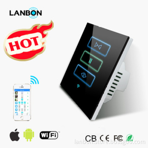 Lanbon home automation smart wall swtich remote control by phone, Wifi dimmer swtich CE/CB approved
